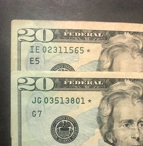 2006 Twenty Dollar $20 Federal Reserve STAR Note Richmond & 2009 Chicago - Picture 1 of 3