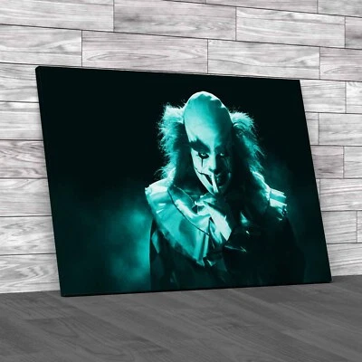 Joker Hush Teal Canvas Print Large Picture Wall Art - Image 1 of 4