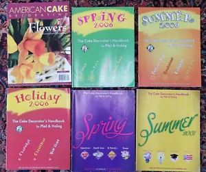 Set 6 Pfeil Loch Kuchen Dekoration Katalog Urlaub Frühling Sommer Blumen 2005-07 - Bild 1 von 7