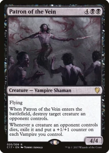 Patron of the Vein Commander 2017 PLD Black Rare MAGIC MTG CARD ABUGames - Picture 1 of 1