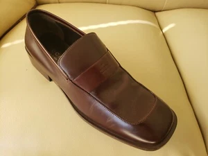 GUCCI Pelle Woman Penny Loafers Moccasin Dark Brown 9.5 B UK/10.5 US Ret $800 - Picture 1 of 12