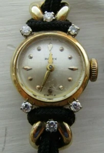 Vintage 14 Karat Ladies Rolex 17 Jewell Pre-owned-Needs Restoration - Picture 1 of 12