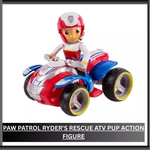 PAW PATROL RYDER'S RESCUE ATV PUP ACTION FIGURE BASIC VEHICLE KID TOY - Picture 1 of 7