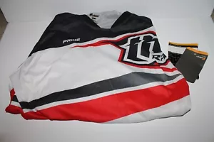 THOR PRIME Jersey MX ATV Motocross Black / White SZ L LARGE NWT! - Picture 1 of 5