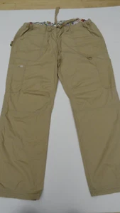 Koi Scrub Pant Cotton Poly Sz XL Wm Carpenter Style Lotsa Pockets Lgt. Brown - Picture 1 of 14