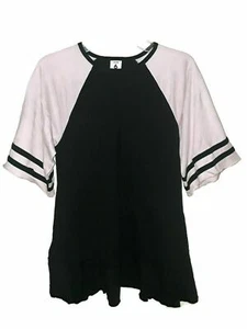 Girls STEM Size 6 Dress Black Pink 3/4th Sleeve Pockets Cotton - Picture 1 of 5
