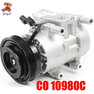 A/C Compressor W/ Clutch For Kia Rio LX EX SX 1.6L 2006 2007 2008 2009 2010 2011 - Imagen 1 de 10