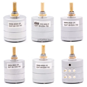 EIZZ 24-Schritte Dämpfer Dual-Unit Stereo Lautstärke Potentiometer 2-Gang HiFi Audio - Bild 1 von 8