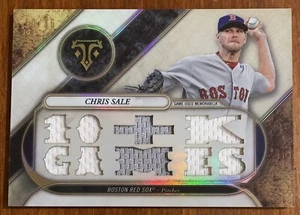 Chris SALE🔥2017 Topps Triple Threads Jersey Relic #TTR-CS2 10/36 NM Red Sox - Picture 1 of 2