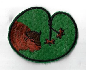 Bison Patrol Wood Badge Patch BLK Bdr. [ND-1420] - Picture 1 of 1