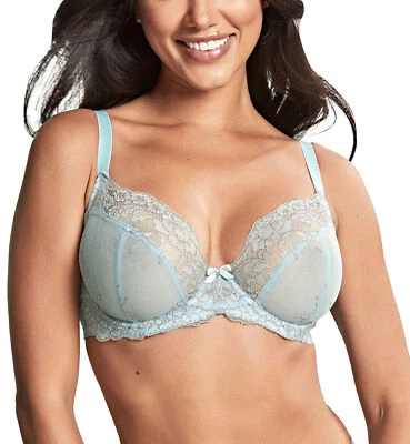 Panache Ana Lace Plunge Underwire Bra (9396)- Blue/Ash Rose, Midnight Sequin,... - Image 1 of 4