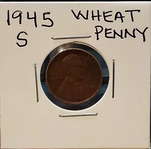 1945 S Lincoln Wheat Cent - Picture 1 of 4