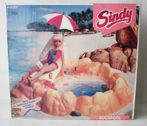 VERY RARE VINTAGE 1992 SINDY ROCKPOOL ISLAND POOL HASBRO MERITUS NEW NOS ! - Picture 1 of 8
