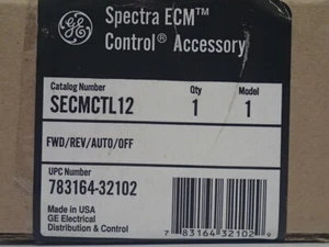 GE SECMCTL 12 Model 1 Spectra ECM FWD-REV-AUTO-OFF NEW - Picture 1 of 7