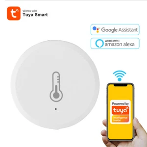 Tuya Smart Zigbee Hygrometer Thermometer For Alexa Google Home Assistant - Picture 1 of 9