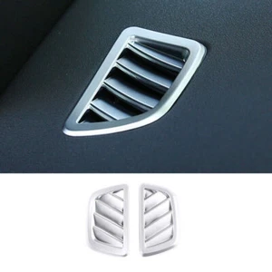 For Range Rover Evoque 2020-2023 Matte Silver Console L&R Air Outlet Vent Trim - Bild 1 von 12