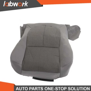Labwork Seat Cover Driver For 2011-2016 Ford F250 F350 F450 F550 XLT Cloth Gray - Picture 1 of 13