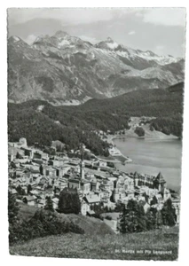 365 St. Moritz mit Piz Languard 1953 Graubünden - Bild 1 von 2