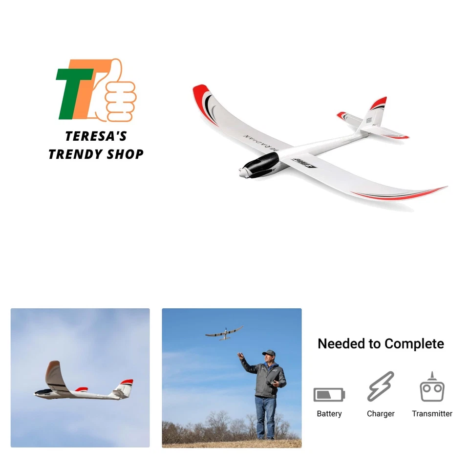 RC Airplane UMX Radian BNF BasicTransmitter Battery and Charger Not Included ... - Image 1 of 4