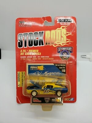 RACING CHAMPIONS STOCK RODS '68 FORD MUSTANG #16 ISSUE #110 Serial#07695 - Image 1 of 3