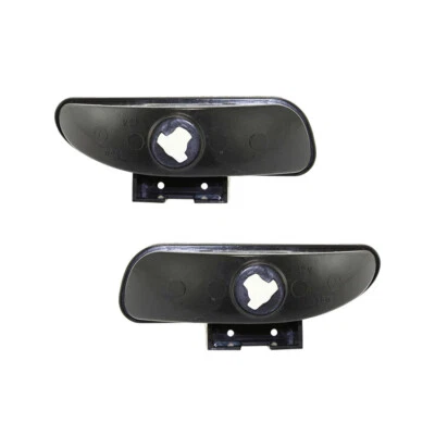 NEW FOG LIGHT LENS PAIR FITS FORD MUSTANG HIGH 1996-1997 F4ZZ15L203A FO2596101 - Image 1 of 2