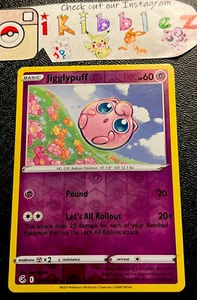 Jigglypuff 110/264 NM Reverse Holo Adorable Art Psychic Pokémon Card. Ships Fast - Picture 1 of 1
