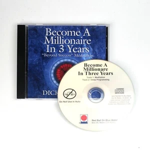 BECOME A MILLIONAIRE IN 3 YEARS Self Hypnosis Guided Meditation DIck Sutphen CD - Picture 1 of 4