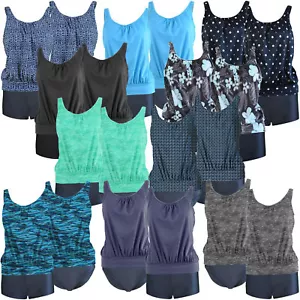 G) FIGURUMSPIELENDER DAMEN OVERSIZE TANKINI BIKINISLIP ODER HOTPANTS GR 38-66 - Bild 1 von 27