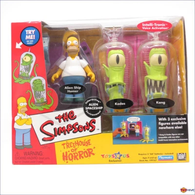 Simpsons Treehouse of Horror Alien Spaceship Homer, Kang and Kodos - box set - Image 1 of 4