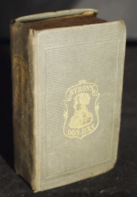 *Rare Miniature* Lord Byron Don Juan in Sixteen Cantos (Diamond Ed) Circa 1830 - Image 1 of 4