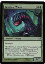 Duskdale Wurm *FOIL Uncommon* Magic MtG x1 Eventide SP
