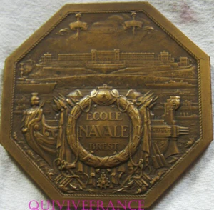 MED13031 - NAVAL SCHOOL OF BREST MEDAL - Picture 1 of 5