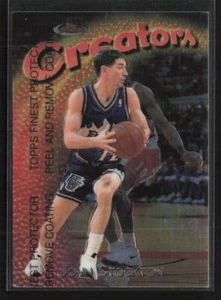 John Stockton Finest #187 1997-98 - Imagen 1 de 2