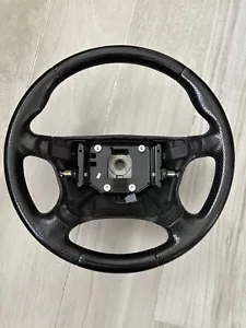SAAB 9-5 Aero Steering Wheel - Fits 99-05 9-5 & 99-03 OG 9-3 Rare Patent Leather - Picture 1 of 6