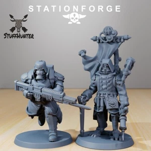 Scavenger Repair Doc / Grim Guard Soldier - Station Forge - Mech Astra Militarum - Picture 1 of 4