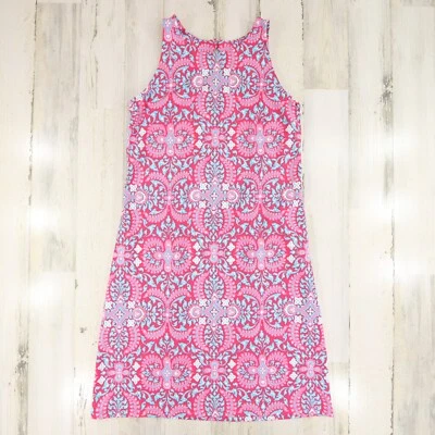 Vestido Talbots Mujer Pequeño PS Rosa Sin Esfuerzo Jersey Cambio Sin Mangas NUEVO Foto 1 de 4