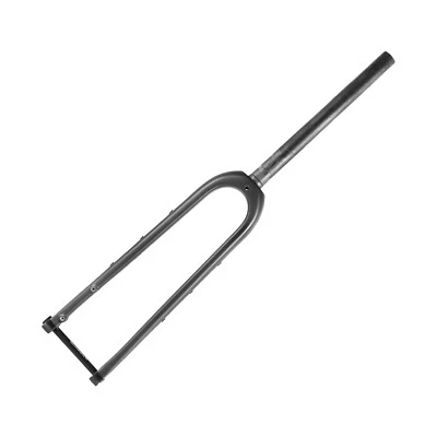 700C Carbon fiber Road NEW CX Gravel Bike Fork 1 1/8 Flat mount Disc Brake Fork - Image 1 of 4