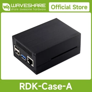 Waveshare Stripe Aluminum Cooling Case for RDK X3 Built-in Active Radiator Fins - Picture 1 of 12