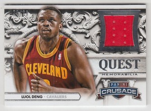 2013-14 Panini Crusade Quest Memorabilia #76 Luol Deng Jersey /99