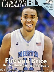 North Carolina UNC Tar Heels Magazine Blue 2016 Williams Brice - Picture 1 of 24