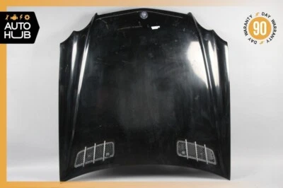 Conjunto de panel de cubierta de capó negro OEM Mercedes R230 SL500 SL550 SL600 SL55 AMG Foto 1 de 4