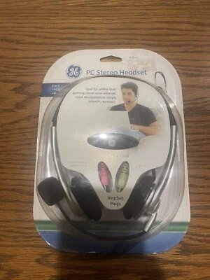 GE Auriculares Estéreo PC con Boom Mic 98960 Nuevo Precintado Foto 1 de 4