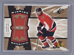 2006-2007 SPx Hockey Martin Havlat Blackhawks Winning Materials Jersey Card - Picture 1 of 2