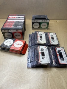 26 cassette vintage C-60, C-90 usate Sony alta fedeltà - Foto 1 di 4