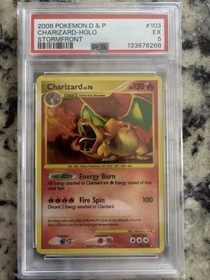 Charizard Stormfront - Holo - PSA 5 - Beautiful Holo! - Image 1 of 4