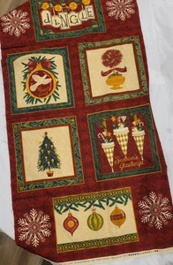 Panel de tela Royal Holiday by Deb Strain Navidad algodón 23 x 43 - Imagen 1 de 4