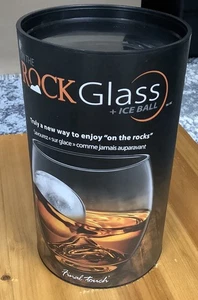 Final Touch On The Rock Glass Ice Ball New Whiskey Cocktail - Picture 1 of 7