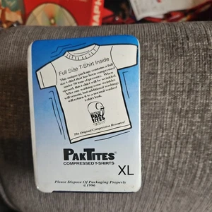 Vintage PakTites Compressed T-Shirt 1996 Standard & Poor's PLEASE READ - Picture 1 of 3