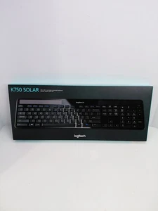Logitech K750 920-002912 Solar Wireless Keyboard Black  - Picture 1 of 6