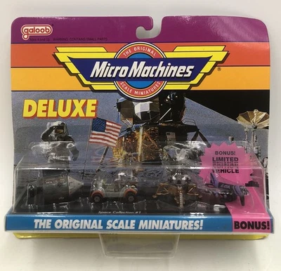 Galoob Micro Machines Deluxe Space Collection #1 y Bonus 747 Edición Limitada 64000 Foto 1 de 4